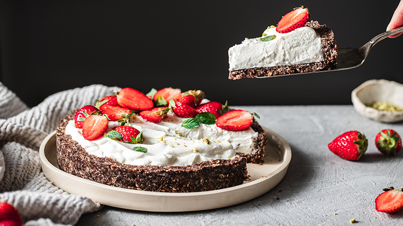 Konditoren-Torte mit Erdbeeren